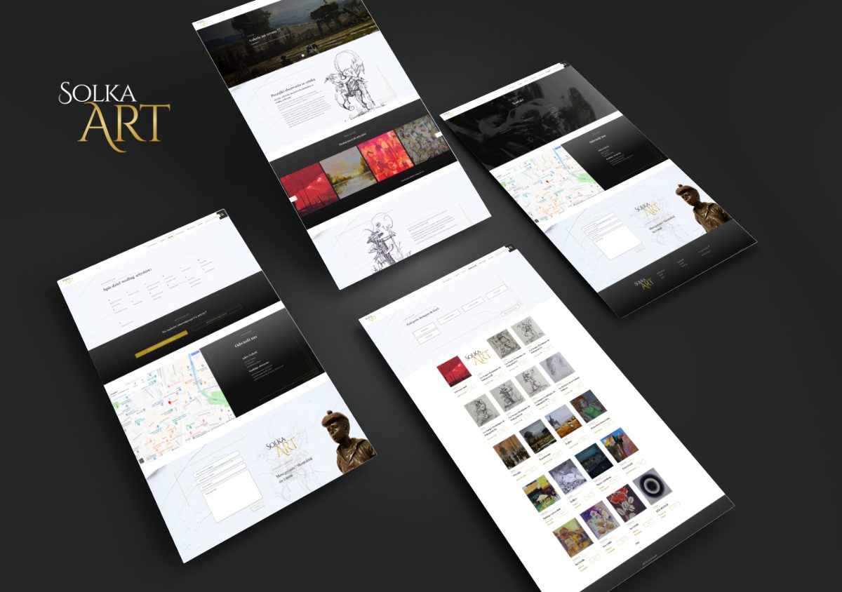 Solka Art – Website design