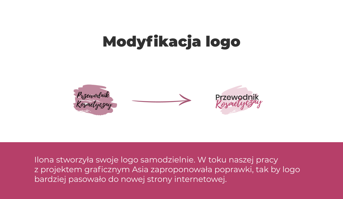 poprawka gotowego logo